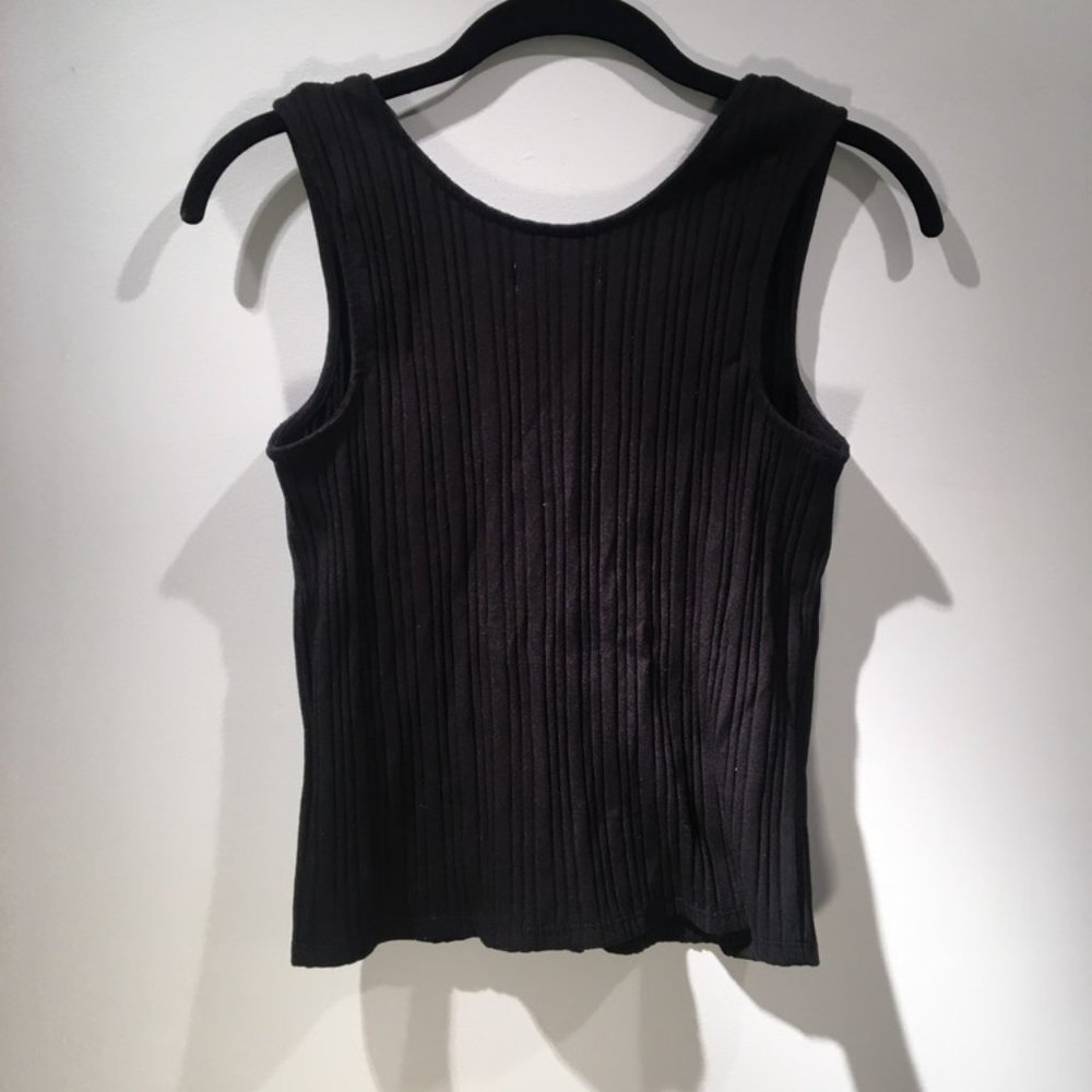Madewell Ribbed Button-Front Tank Top - Picture 8 of 8